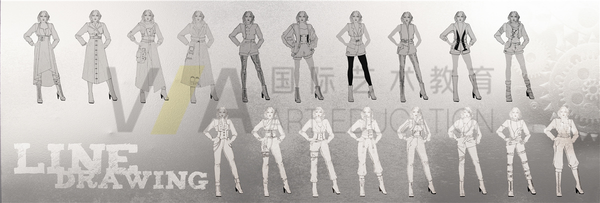 服装设计留学辅导作品