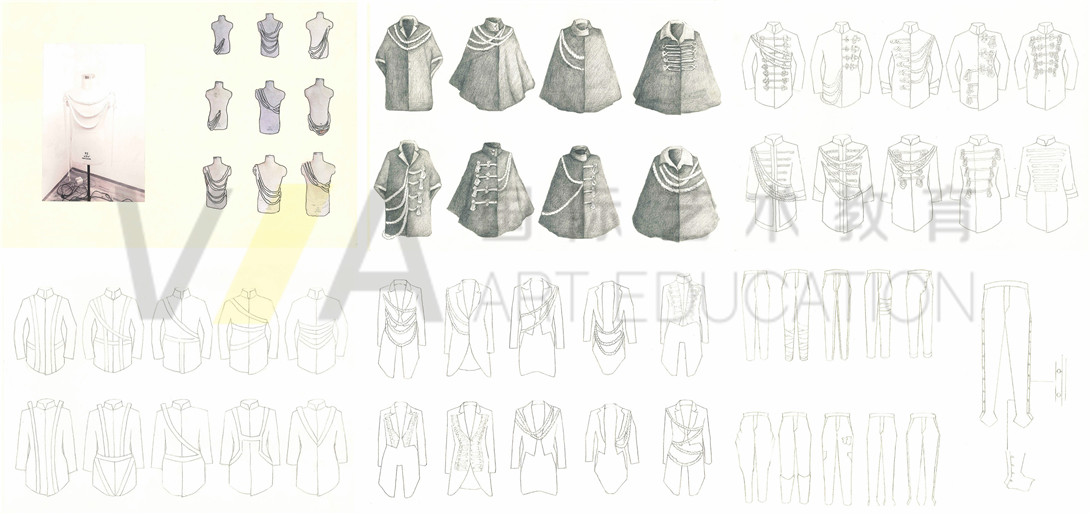 服装设计留学辅导作品