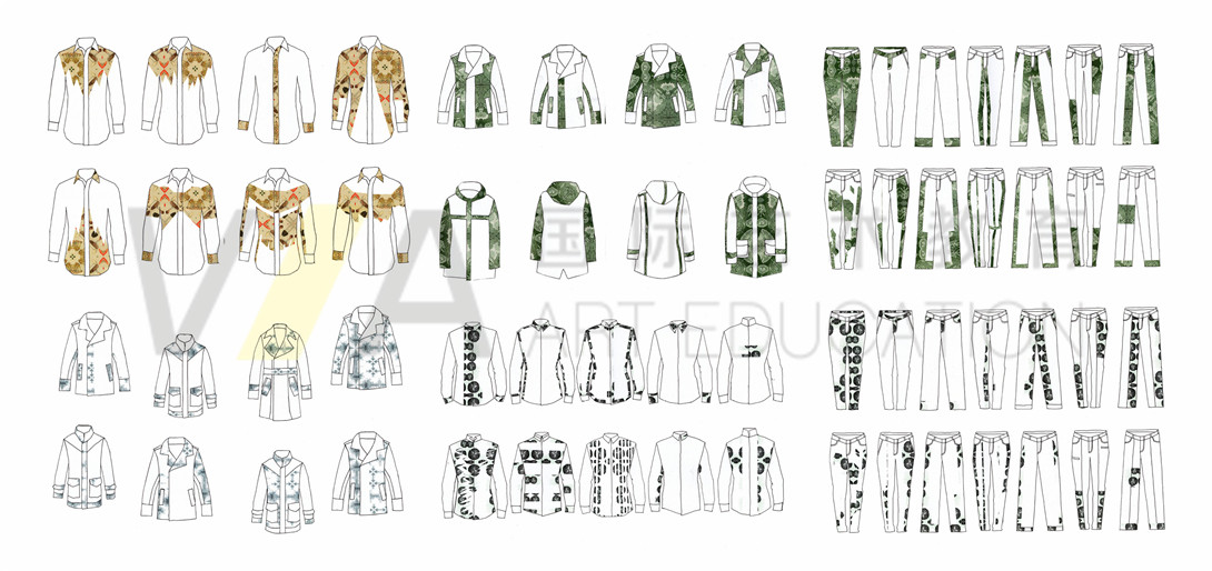 服装设计留学辅导作品