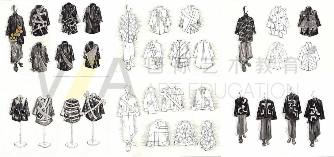服装设计留学辅导作品