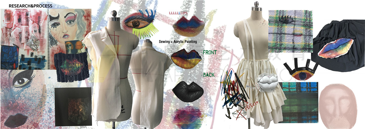 服装设计留学辅导作品