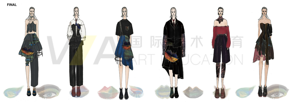 服装设计留学辅导作品