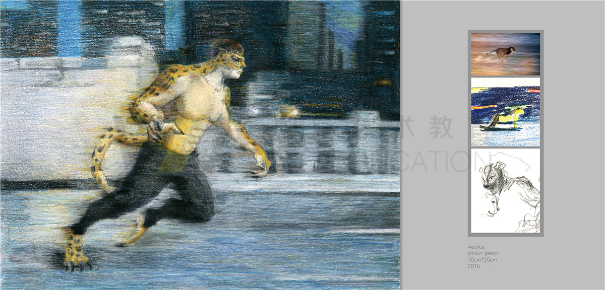 插画留学辅导作品