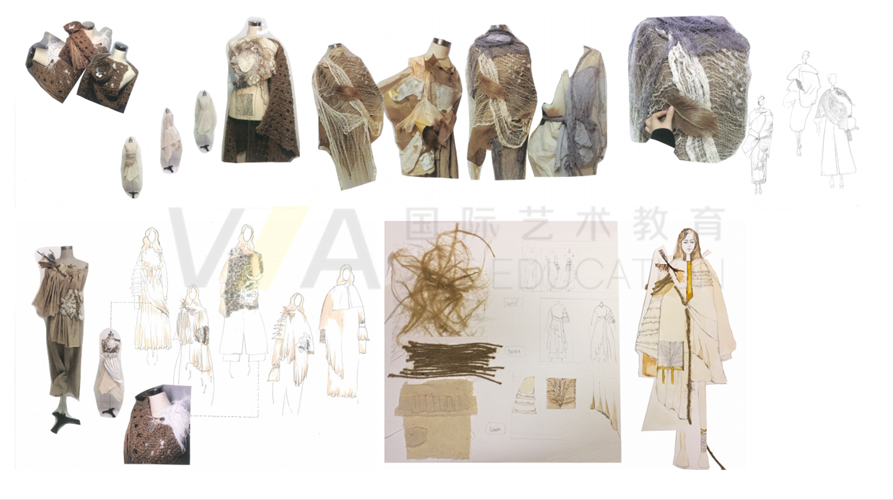 服装设计留学辅导作品
