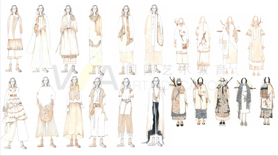 服装设计留学辅导作品