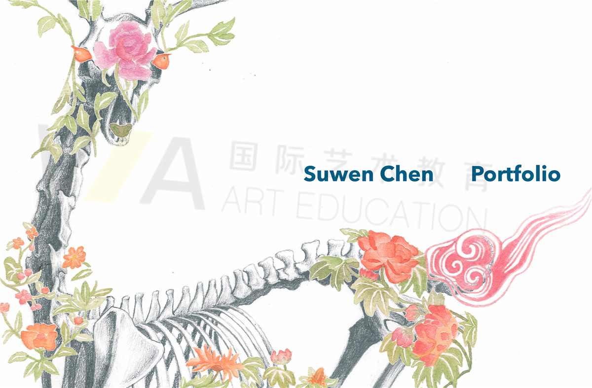 插画留学辅导作品