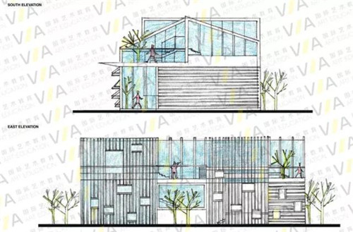 VA艺术留学,建筑设计作品集培训