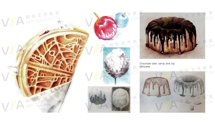 插画留学辅导作品